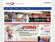 Tablet Screenshot of bradfordsoftware.com